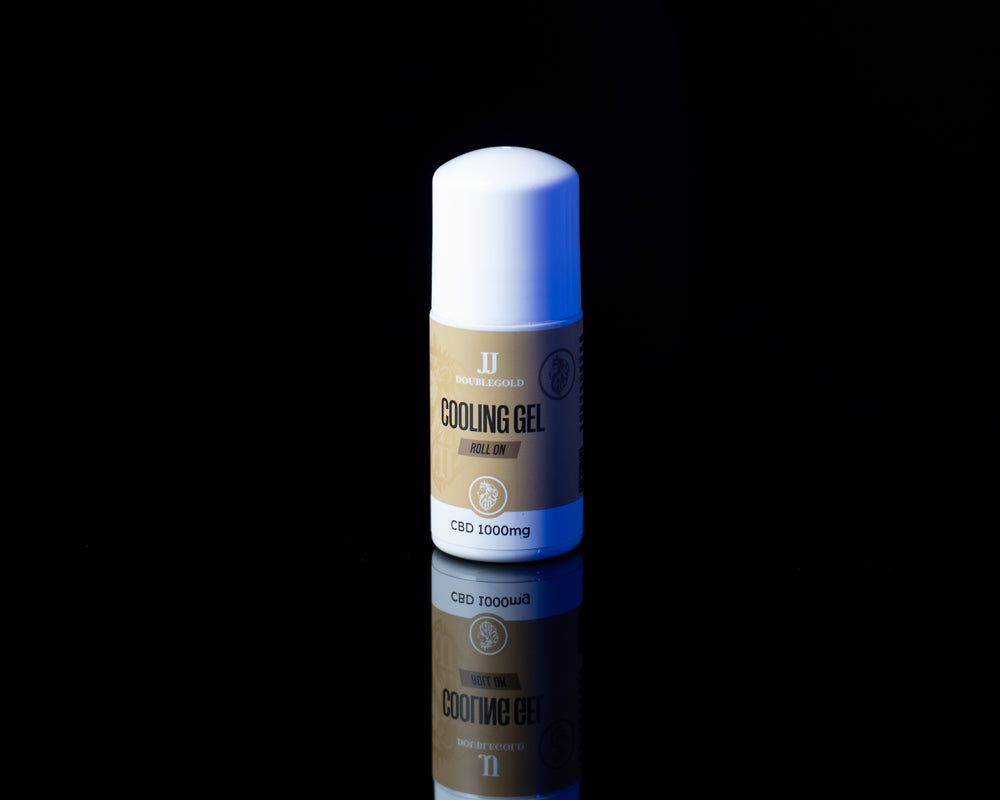 JJ Doublegold Pain Relief CBD Roll-on Gel | 1000mg CBD | 50ml Bottle