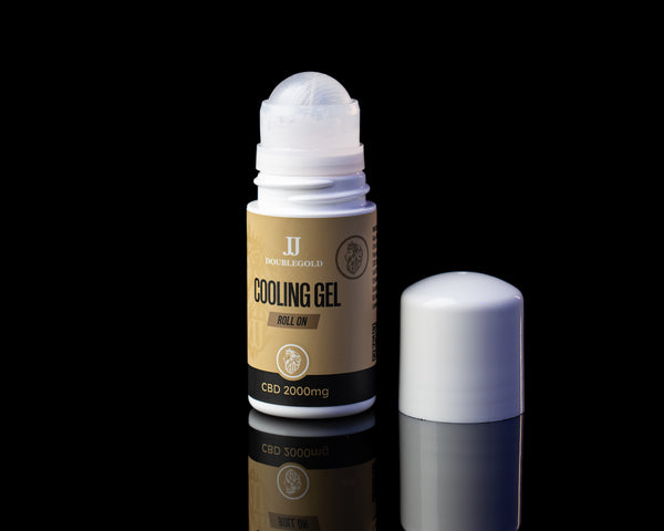 JJ Doublegold The Strongest CBD Pain Relief Roll-on Gel | 2000mg CBD | 50ml Bottle