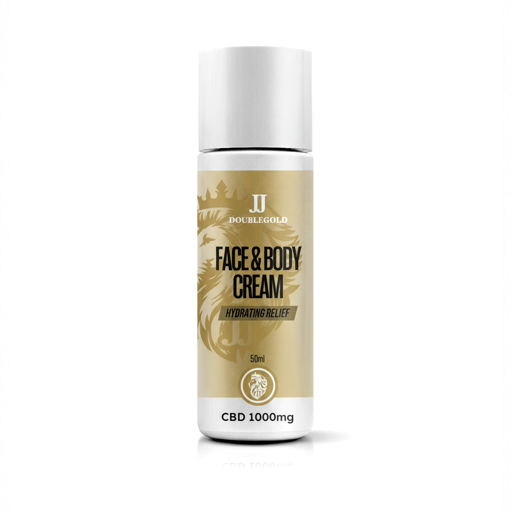 JJ Doublegold Face & Body Cream | 1000mg CBD | 50ml