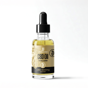 JJ Doublegold CBD Isolate Oil | 3000mg CBD | 30ml Tincture