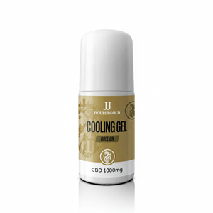 JJ Doublegold Cooling CBD Roll-on Gel | 1000mg CBD | 50ml Bottle