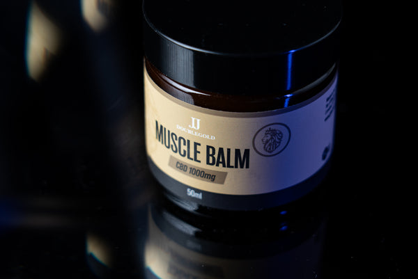 JJ Doublegold CBD Muscle Balm | 1000mg CBD | 50ml Glass Jar