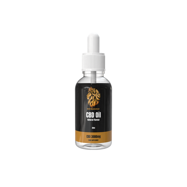 JJ Doublegold CBD Isolate Oil | 3000mg CBD | 30ml Tincture
