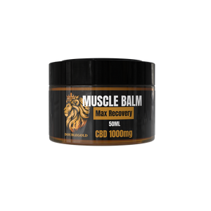 JJ Doublegold CBD Muscle Balm | 1000mg CBD | 50ml Glass Jar
